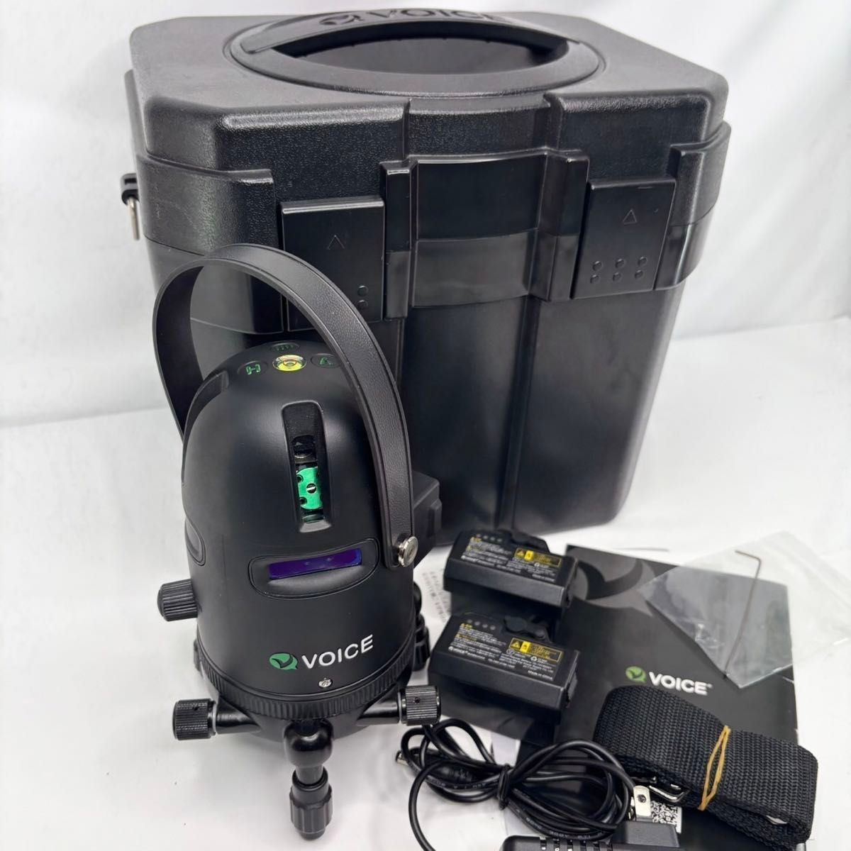 VOICE Model G3 3ライン グリーンレーザー 墨出し器 バッテリー2個付き