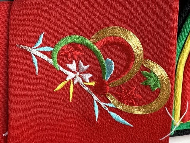 結び帯 正絹