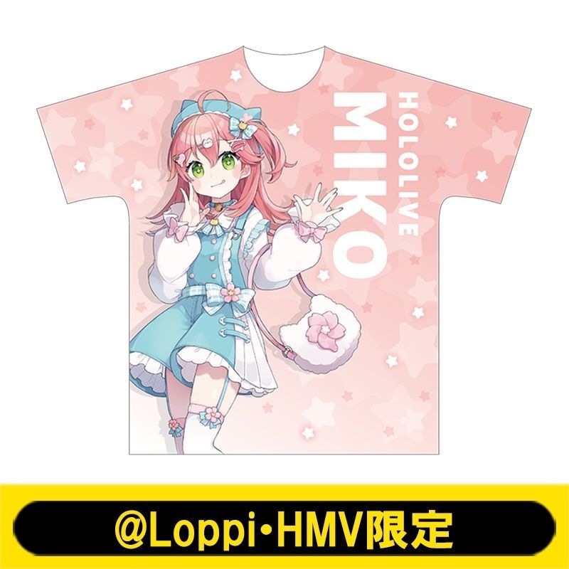 ホロライブ Loppi・HMV限定 ローソン さくらみこ フルグラフィックTシャツ XLサイズ - メルカリ