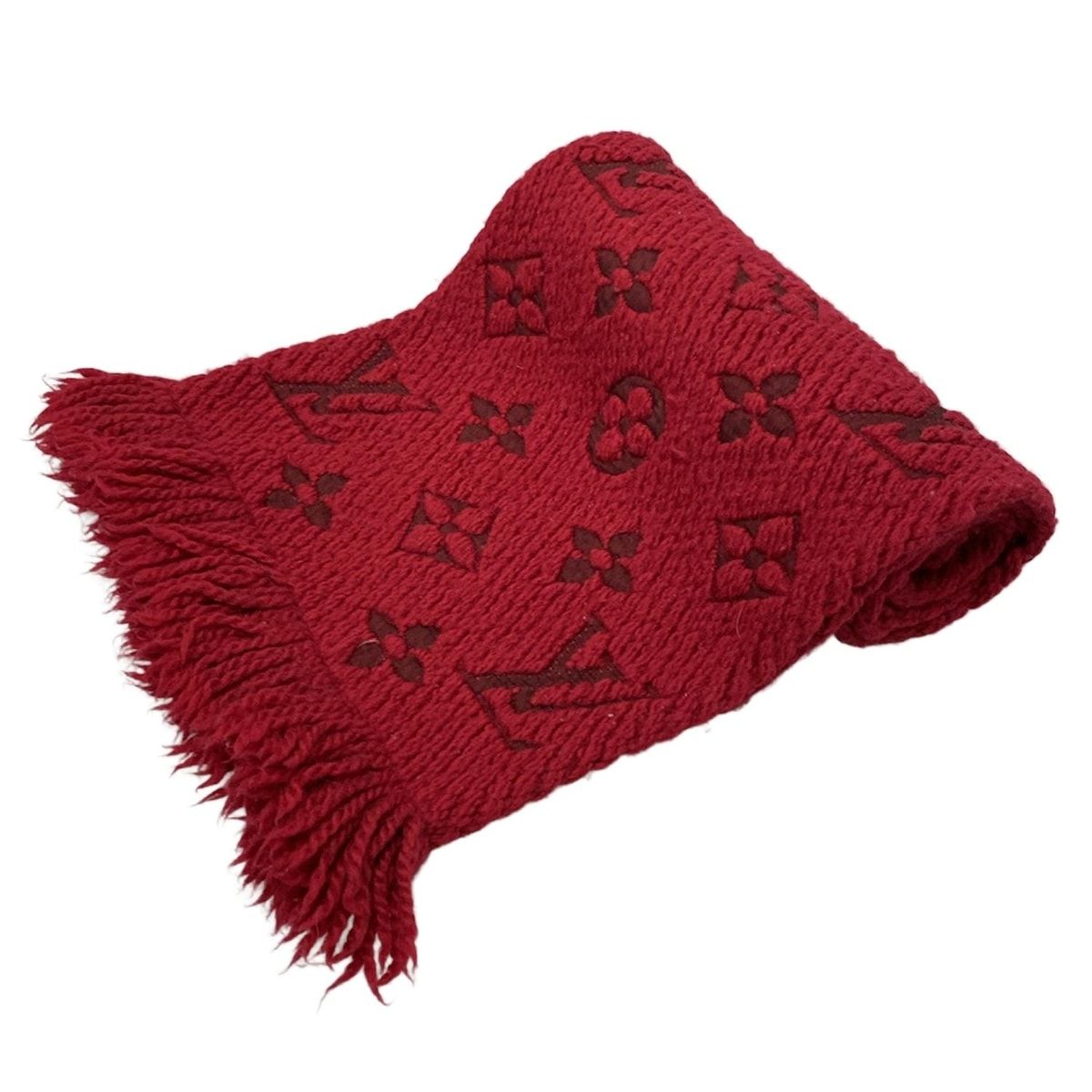 LOUIS VUITTON モノグラム ロゴマニア マフラー箱無し LOUIS VUITTON