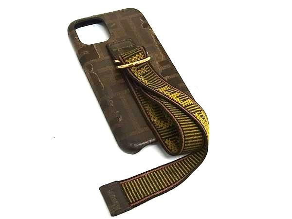 新品★FENDI フェンディ ズッカ柄 iPhone X スマホケース FENDI フェンディ 手帳型 iPhone X/XS用 スマホケース ズッカ柄