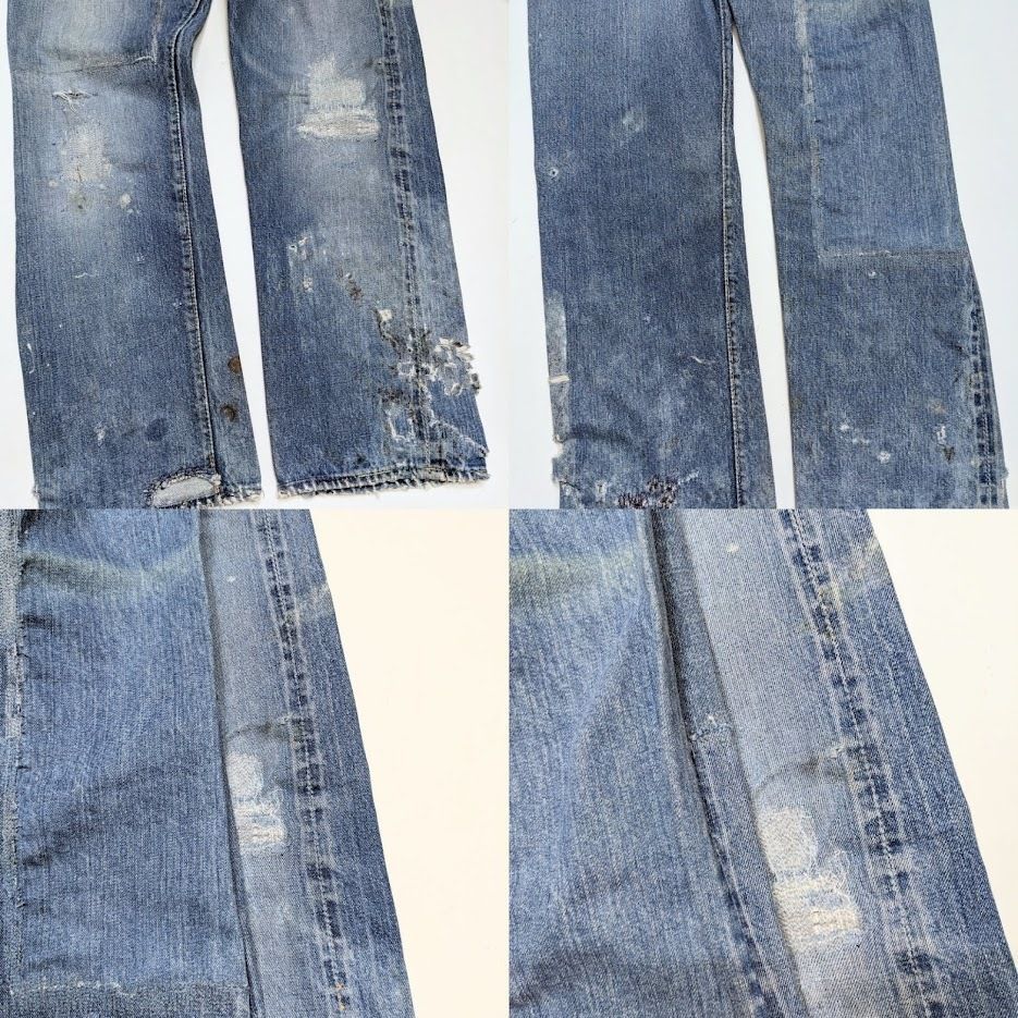 levis リーバイス　ジーンズ　501xx 50s 60s オフセット　希少 Levi's リーバイス 50S 501XX 紙パッチ ギャラ入り 鉄リベット