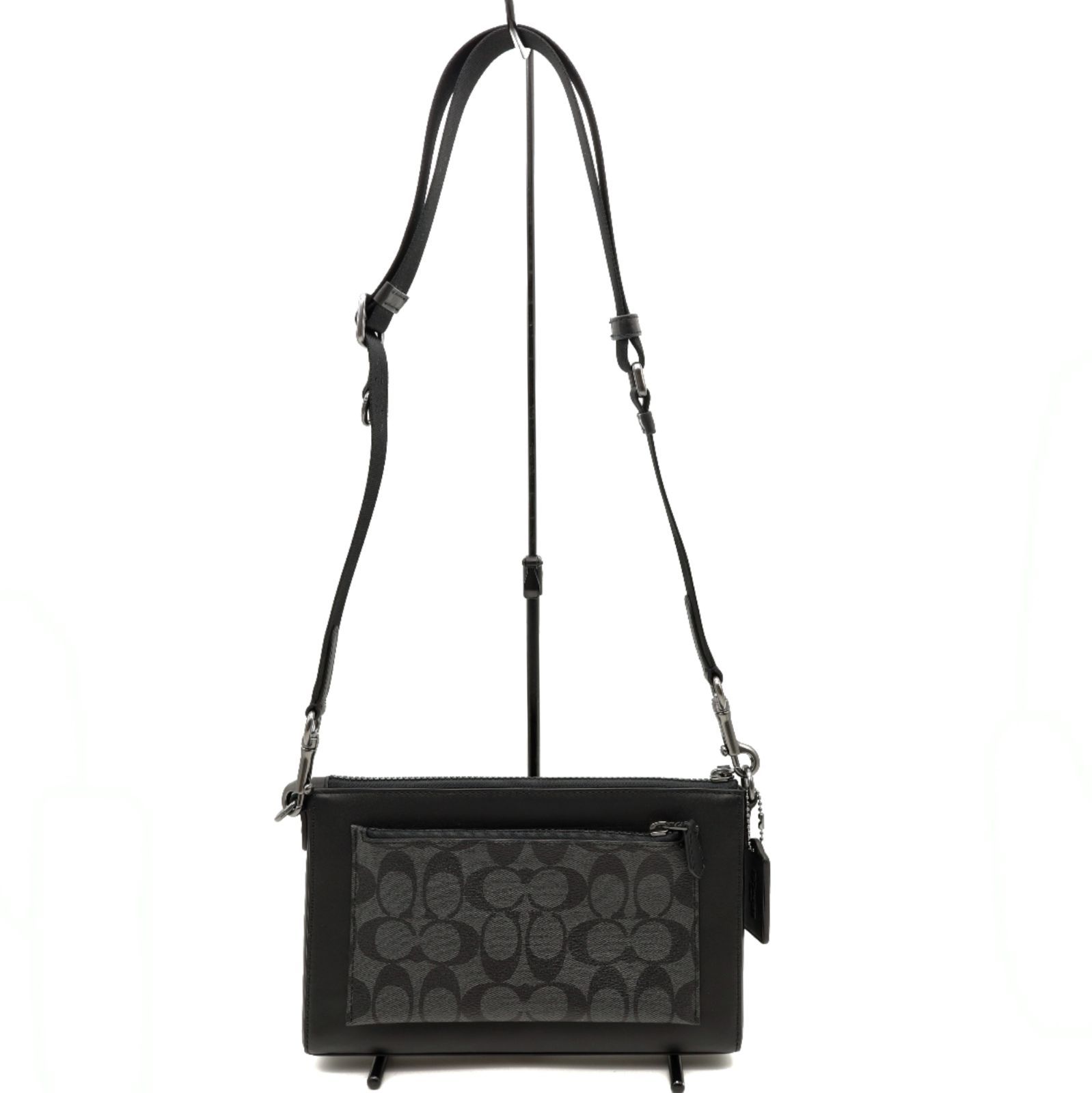 美品 COACH コーチ メンズ ショルダーバッグ ホールデン クロス