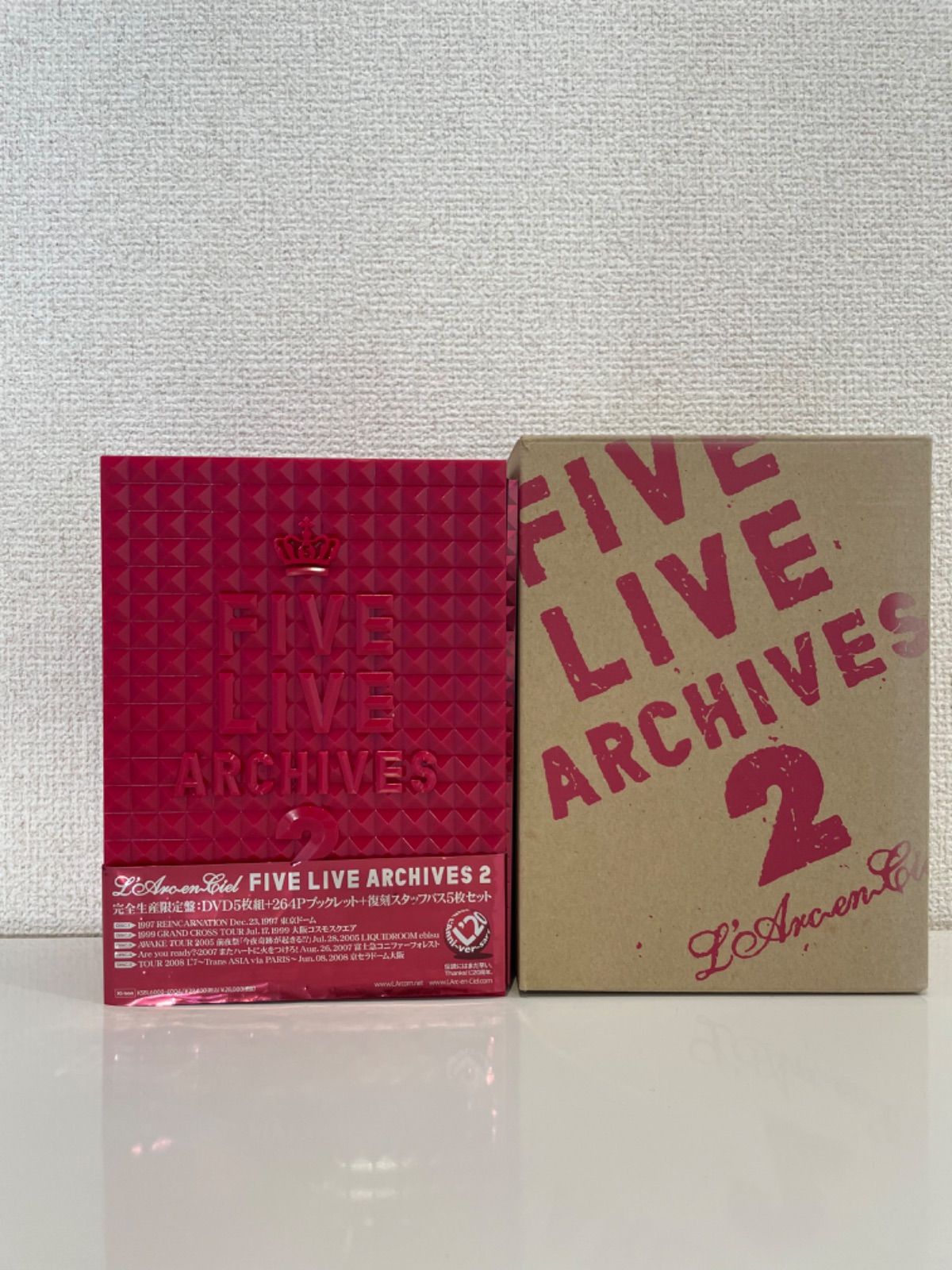 L'Arc~en~Ciel FIVELIVE ARCHIVES2 完全生産限定盤 L'Arc~en