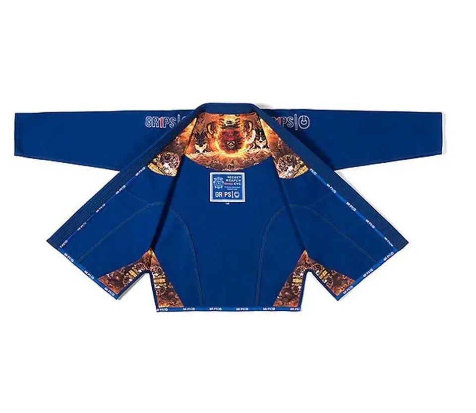 グリップ 秘密兵器 Evo ロイヤル ブルー 柔術 Jiu-Jitsu 胴着 A3