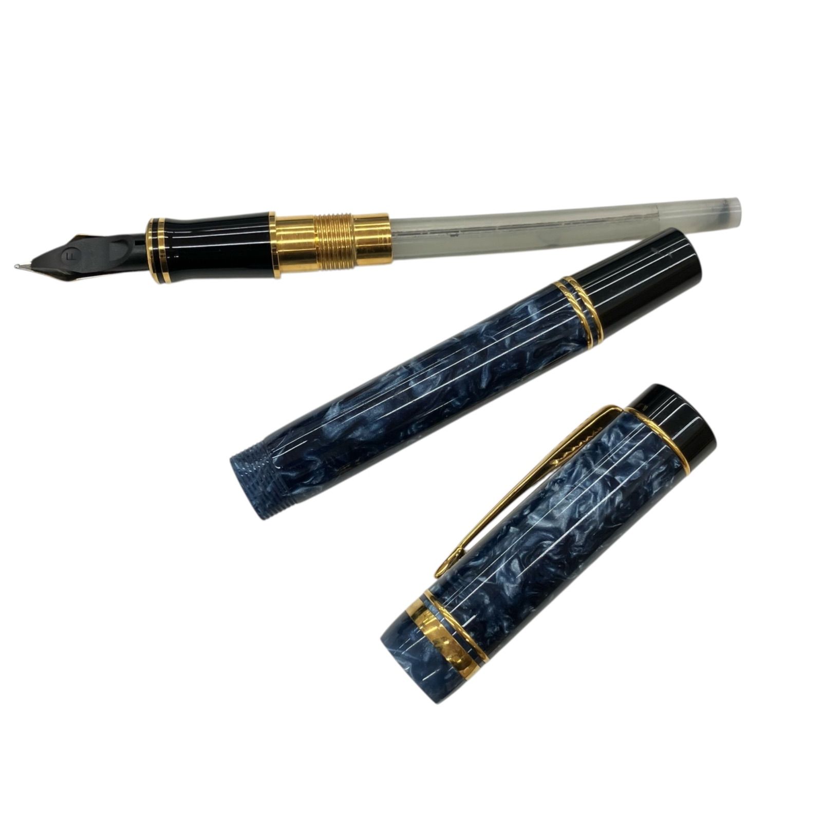 683000 現状品 PARKER パーカー 万年筆 デュオフォールド マーブル