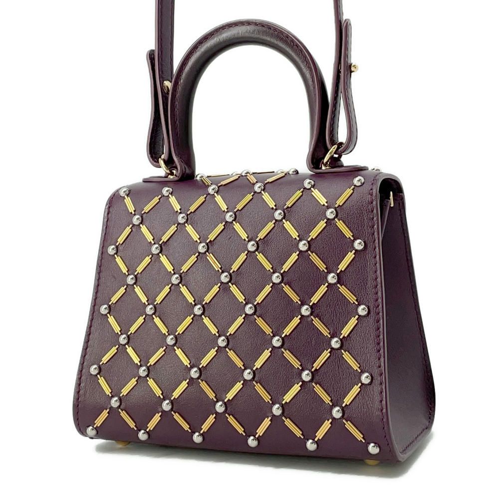 1点モノ デルヴォー ブリヨン ハンド ショルダー バック 2WAY 新品同様 デルヴォー DELVAUX ブリヨン ミニ 2way ハンド