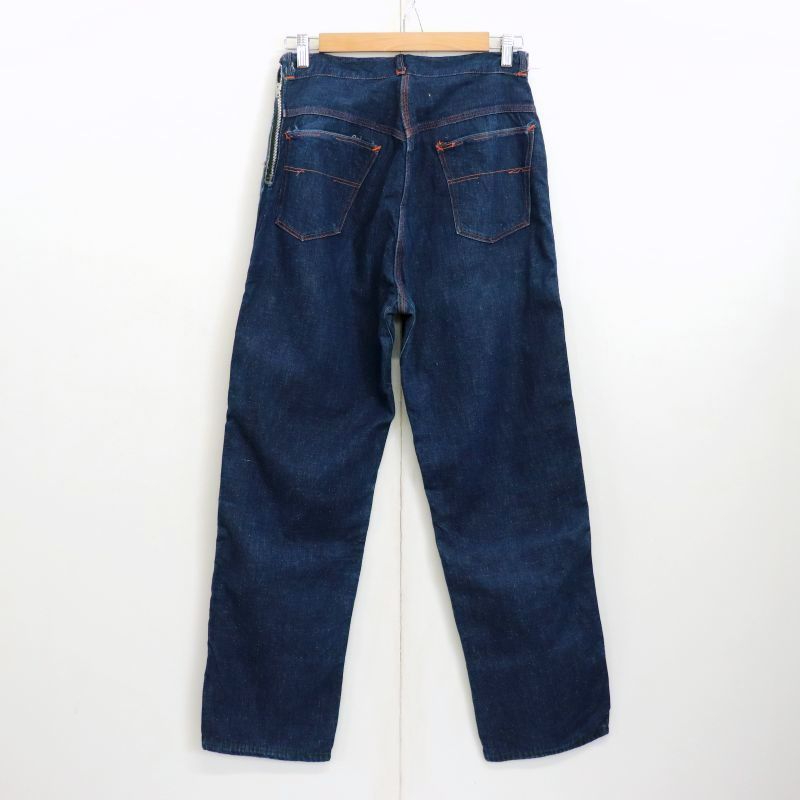 60s vintage 裏地ネル デニム ランチパンツ レディース Sサイズ相当