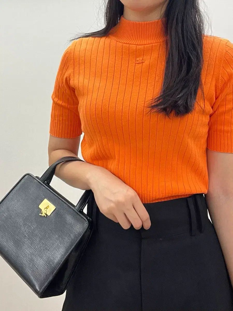 courreges ／ Courreges(クレージュ) オレンジ コットン 半袖