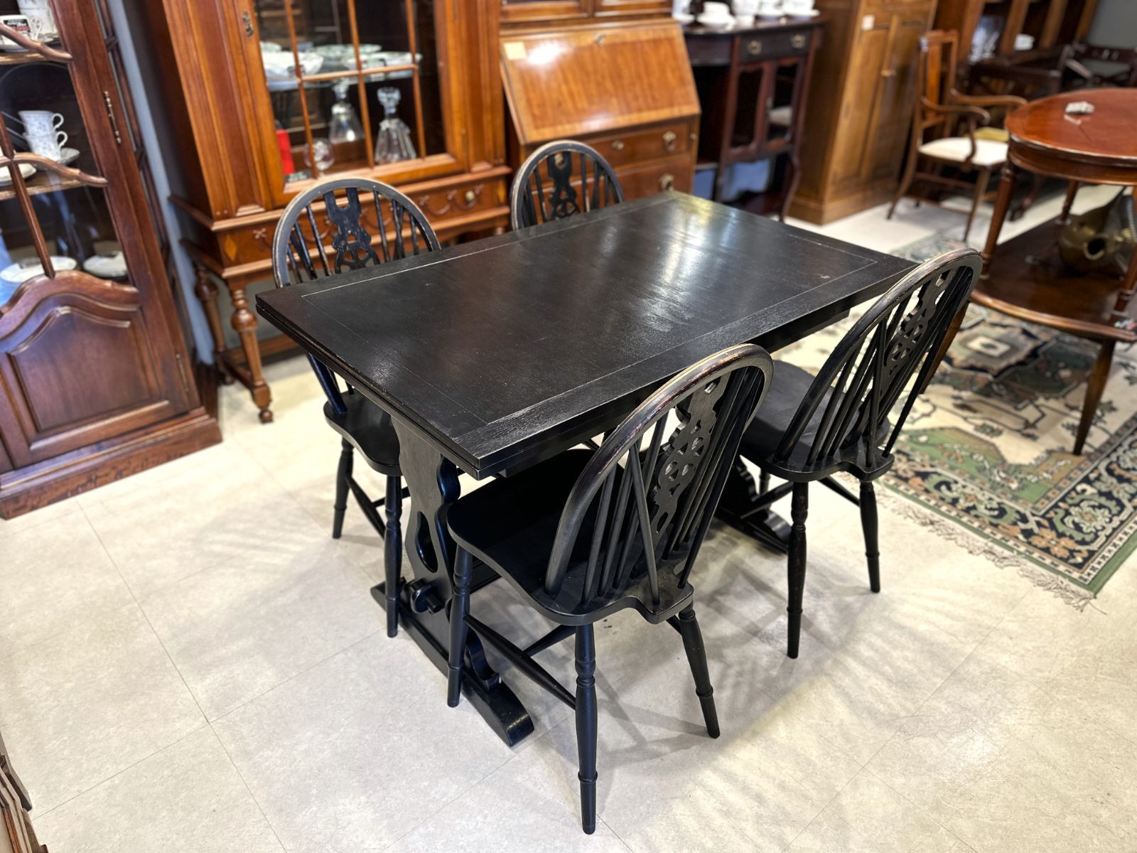 モミ古材 × ブラックスチール 丸テーブル φ80 古材 丸テーブル」の人気