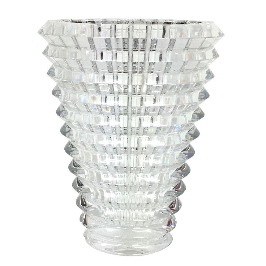 中古 未使用 Baccarat バカラ アイ ベース S フラワーベース 花瓶