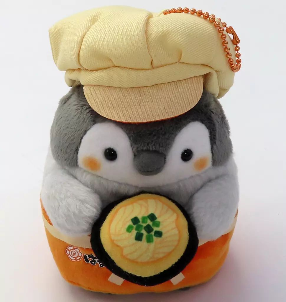 コウペンちゃん はなまるうどんの店員さんなぬいぐるみ 中古】キーホルダー コウペンちゃん はなまるうどんの店員さんな