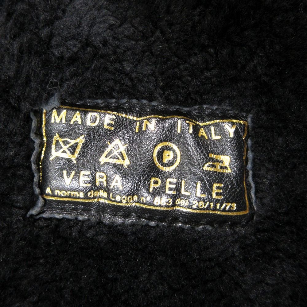 イタリア製シアリングジャケット（ムートンジャケット羊革） shearling シアリング イタリア製 リアル ムートン コート ジャケット