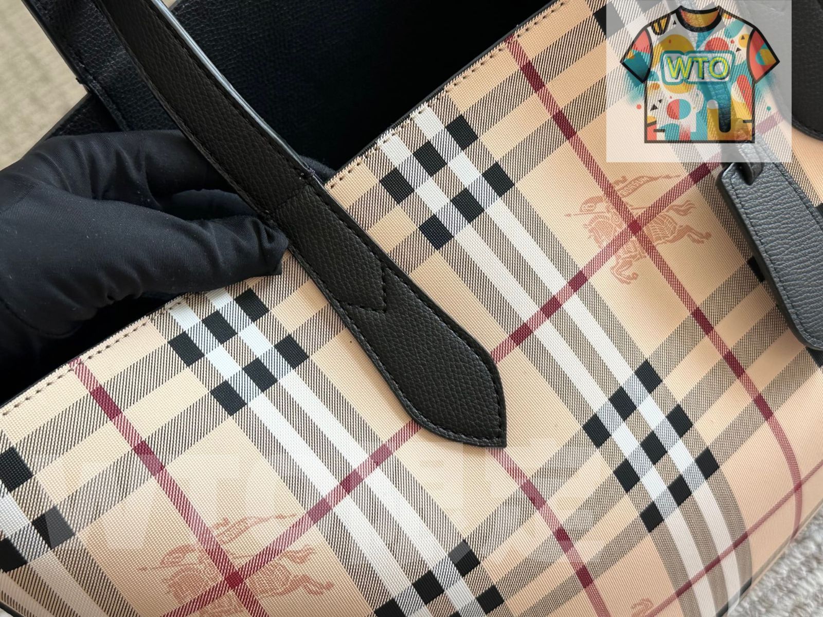 バーバリー　同梱2点　専用 今日WTO】Burberry バーバリー クラシック ダブルサイド トート