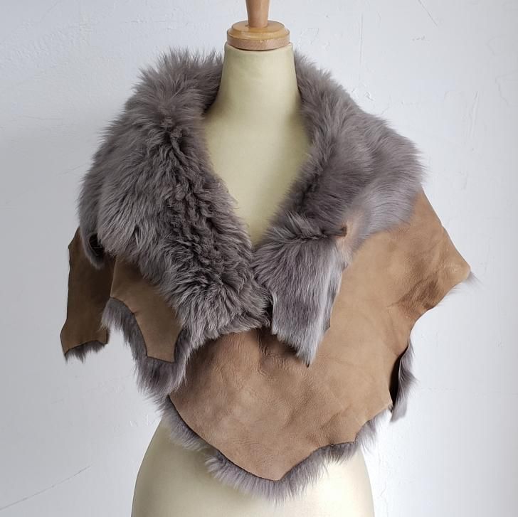 カールドノヒュー ☆ ムートン ファー ストール ショール イギリス製