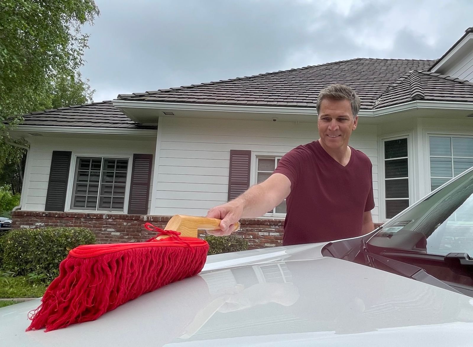 California Car Duster Heritage Edition 木製ハンドルとコットンモップ 86242