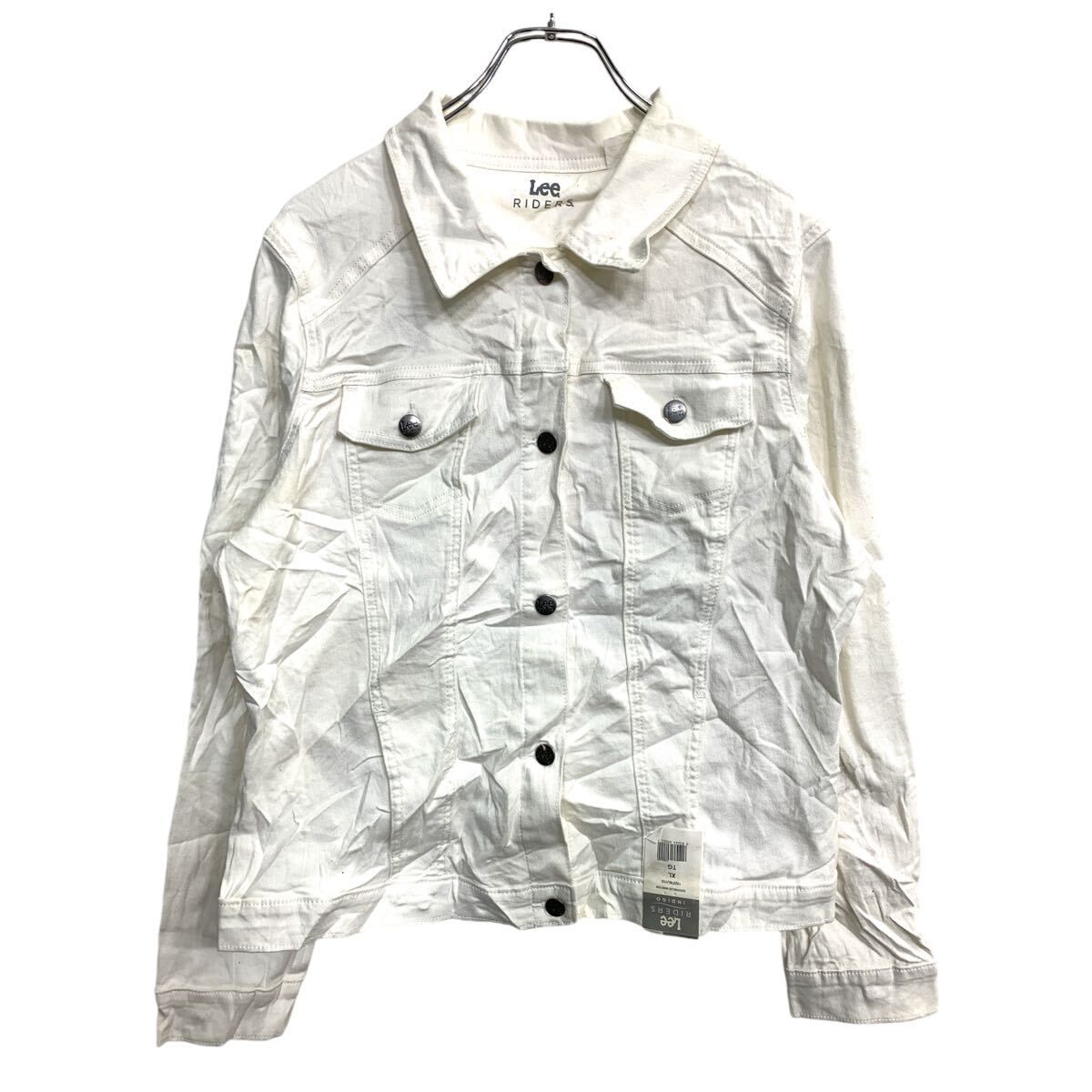 Lee RIDERS デニムジャケット XLサイズ リー ホワイト 古着卸 アメリカ仕入 t2411-3087