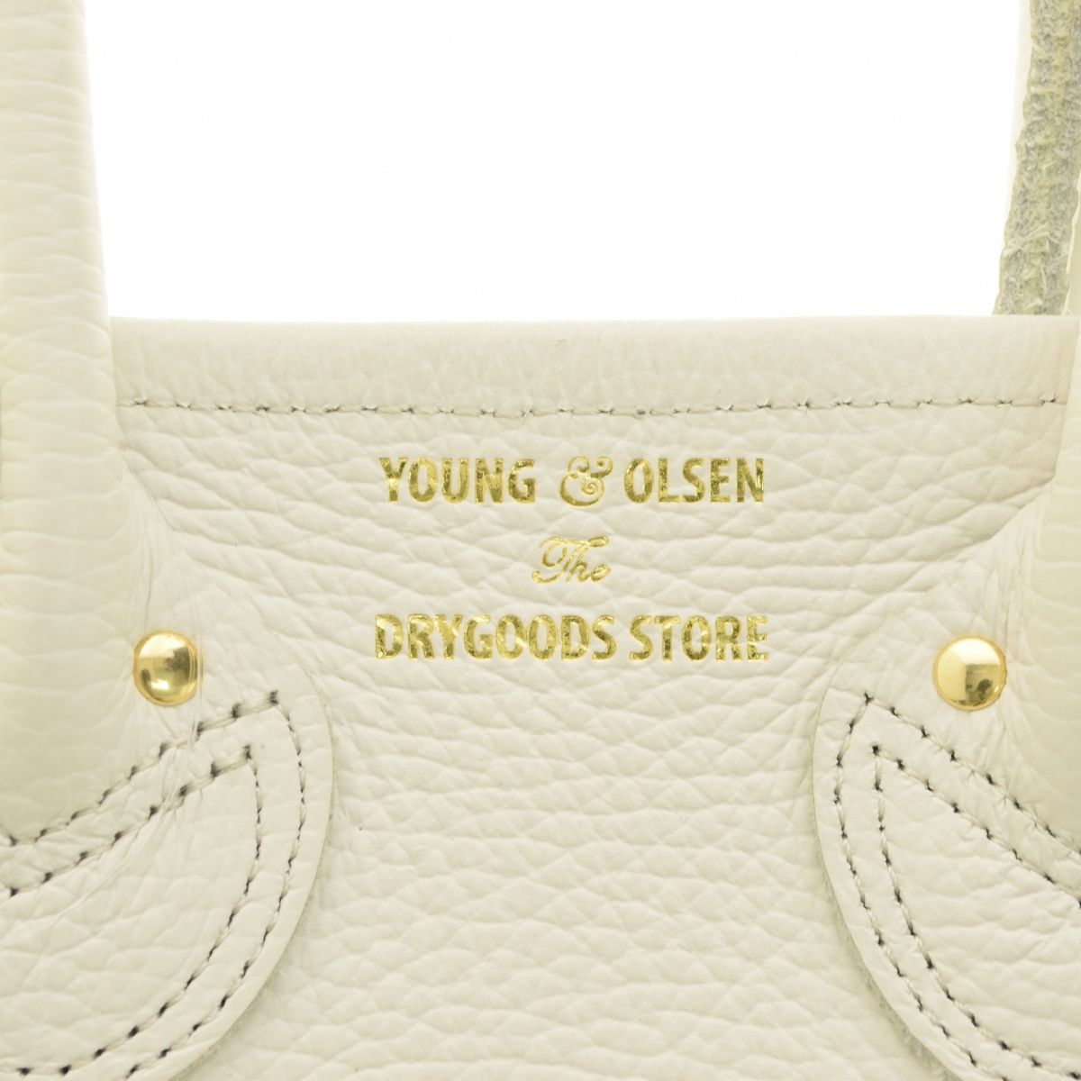 YOUNG&OLSEN×SPICKANDSPAN】22SS 別注 2WAY ENBOSSEDLEATHER D TOTE  