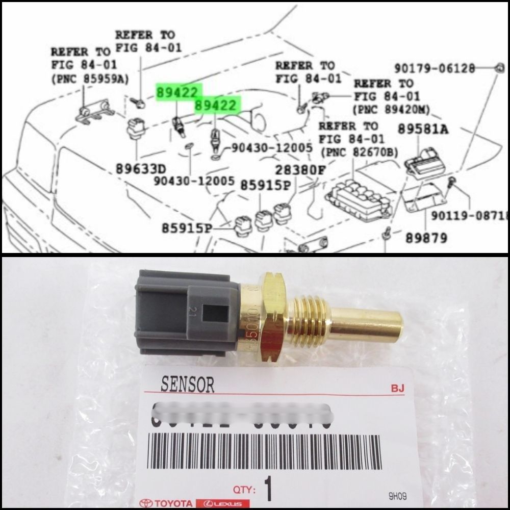 トヨタ 新品 純正 TOYOTA 正規 未使用 水温センサー サーモメーター