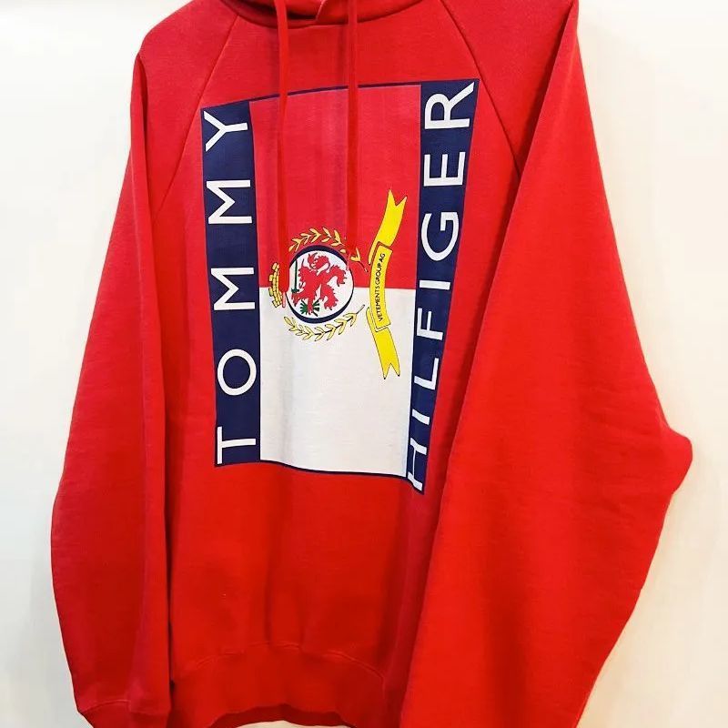 VETEMENTS×TOMMY HILFIGER プルオーバーパーカー - パーカー