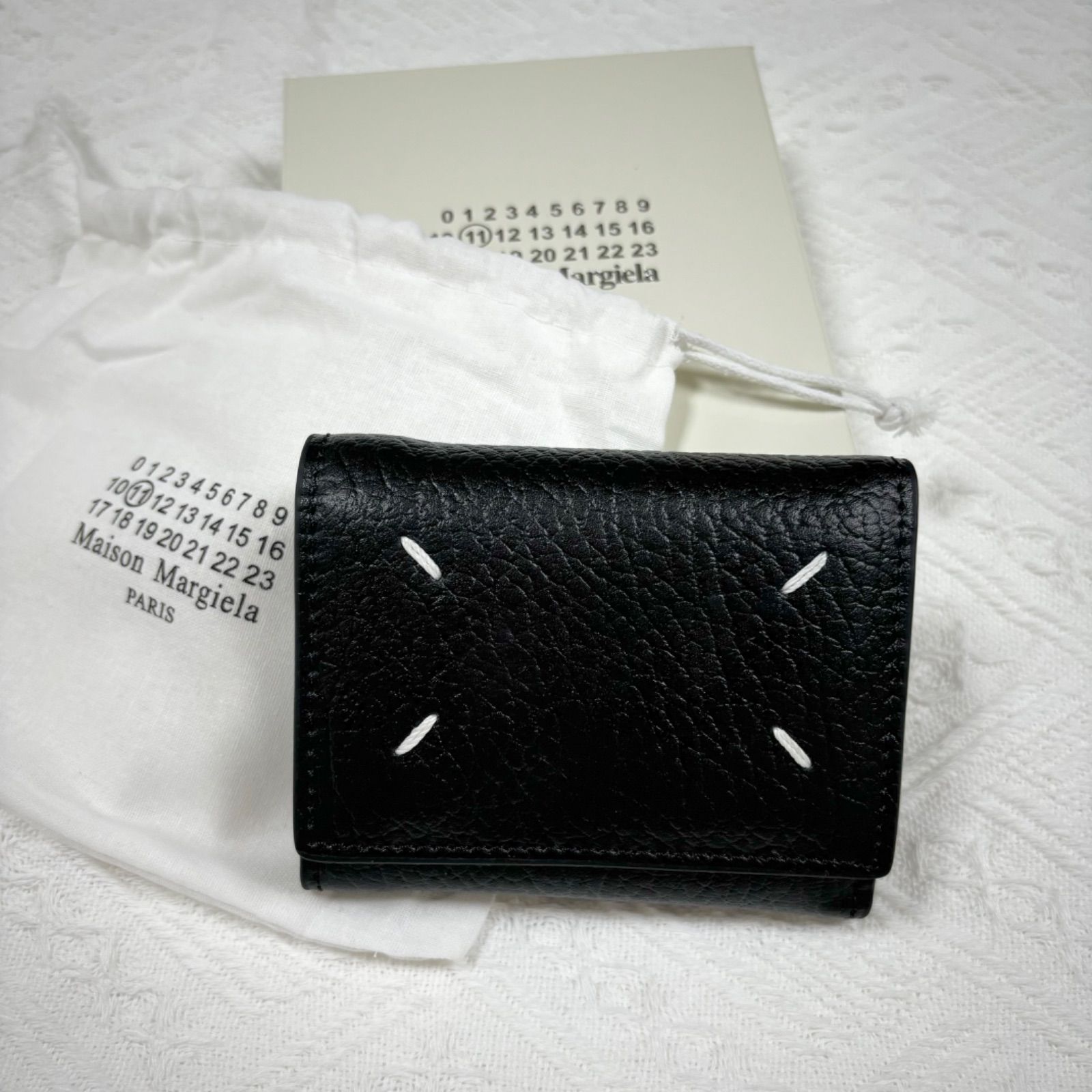 Maison Margiela メゾンマルジェラ 三つ折り財布 ブラック 新品未使用 