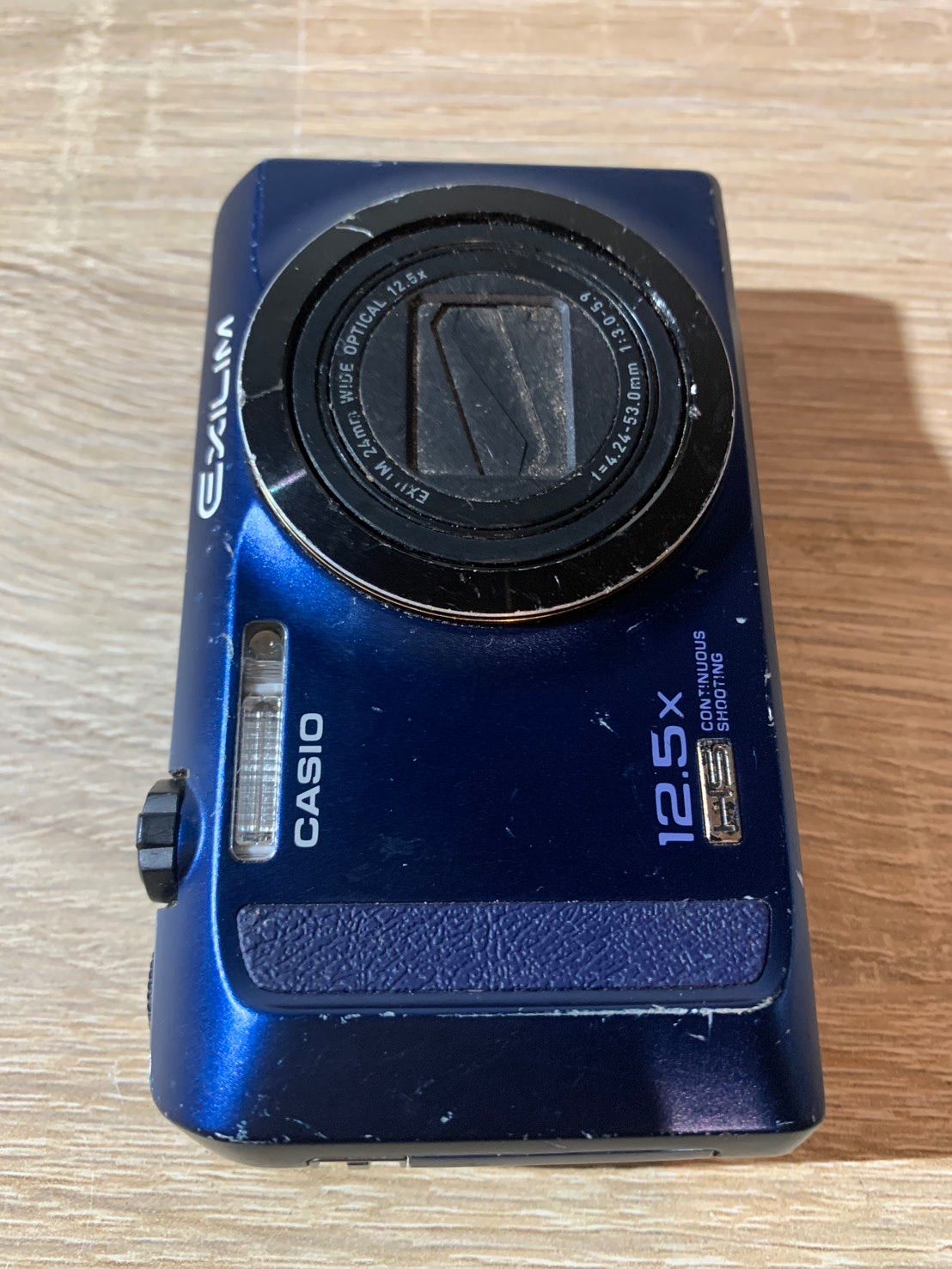 5923 Casio カシオ EXILIM EX-ZR200 ブルー ジャンク品 デジカメ