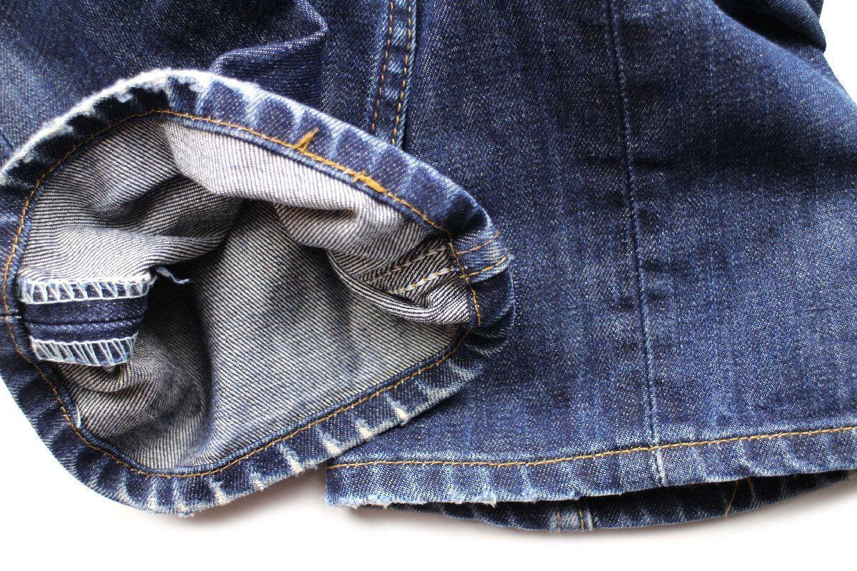 【メル84331】Levi'sリーバイス501ダメージジーンズデニムW32 Levi's リーバイス 501デニム W32 02年製 ジーンズ ダメージ加工