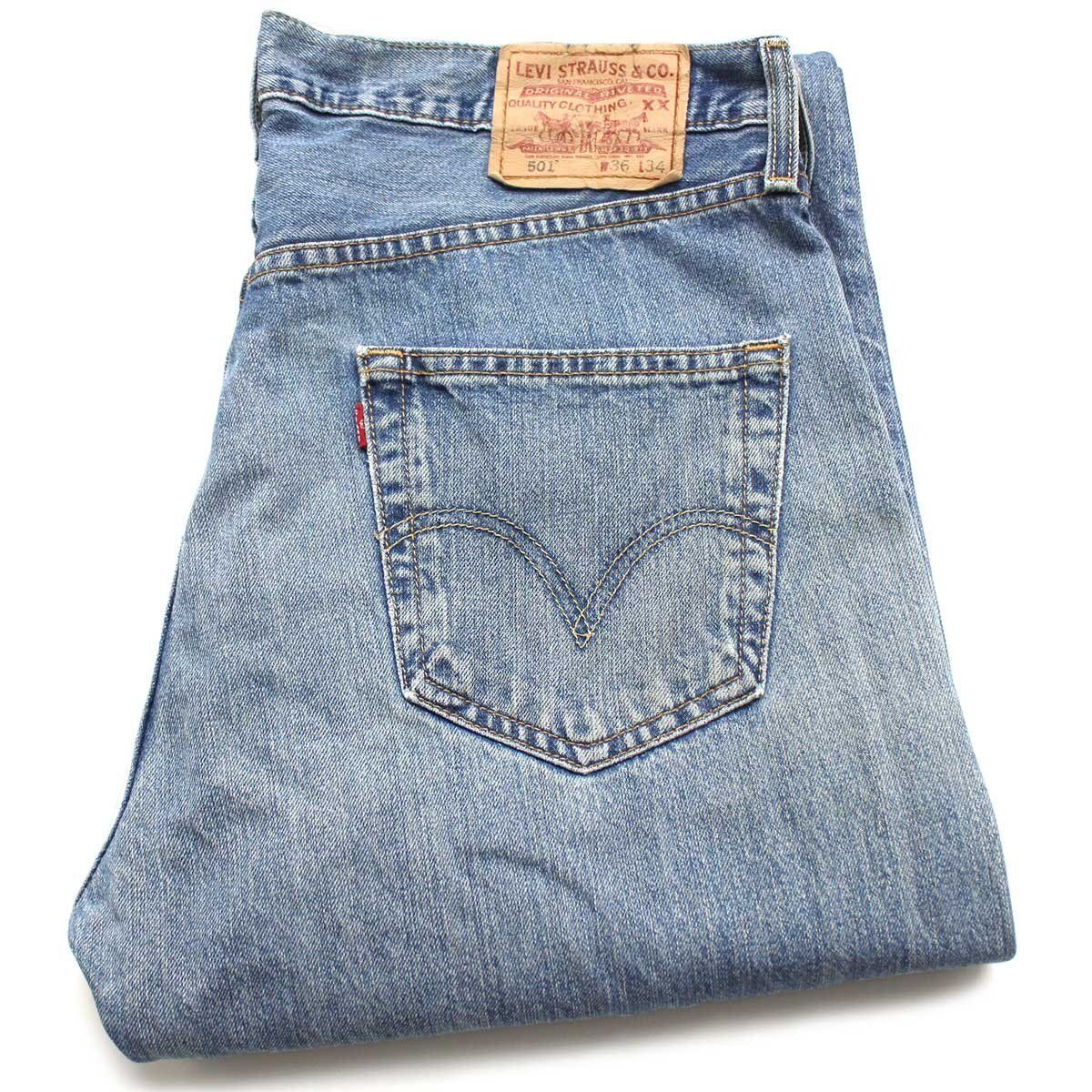 00s USA製 Levi'sリーバイス 501 デニムパンツ w36 L34☆59