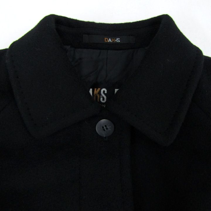 ダックス ステンカラーコート アウター ロングコート カシミヤ混 日本