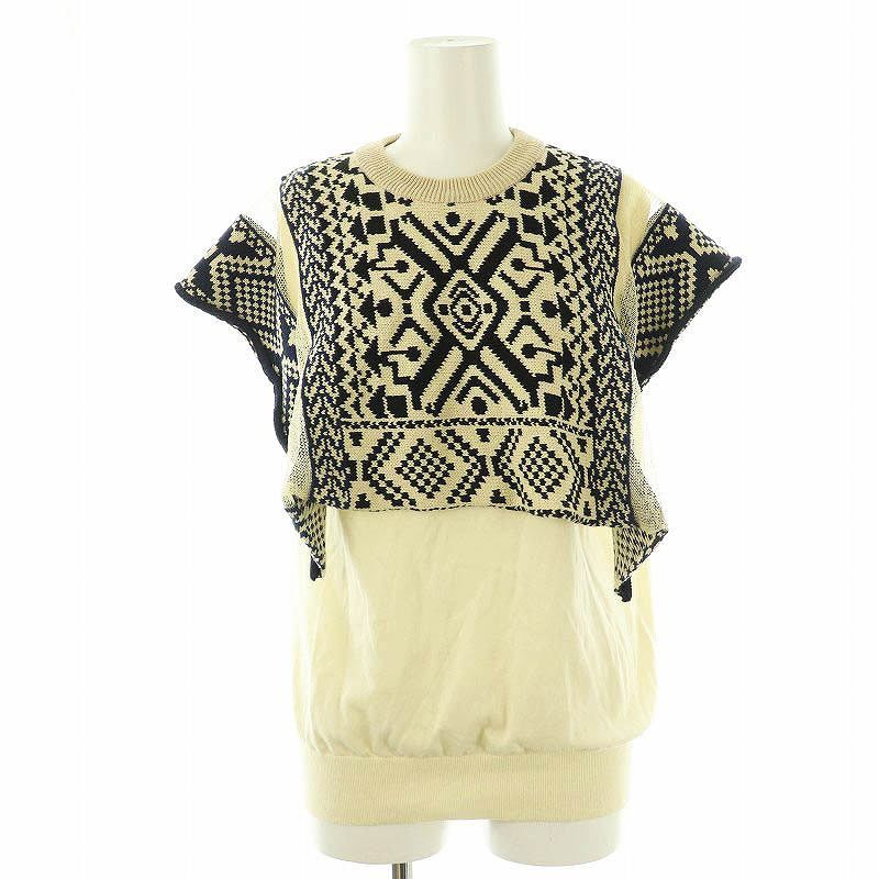 TOGA PULLA Jacquard knit top 22ss トーガ TOGA PULLA Jacquard knit top 22ss トーガ
