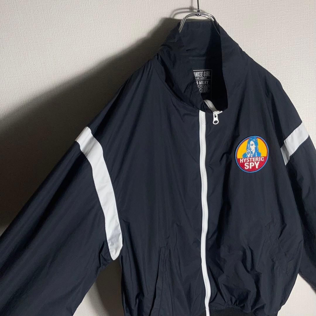 美品】HYSTERIC GLAMOUR ナイロンジャケット ヒスガール 黒 L - メルカリ