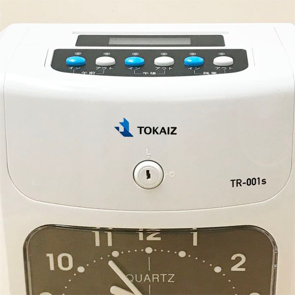 TOKAIZ 公式 タイムレコーダー TR-001S タイムカード 172枚付