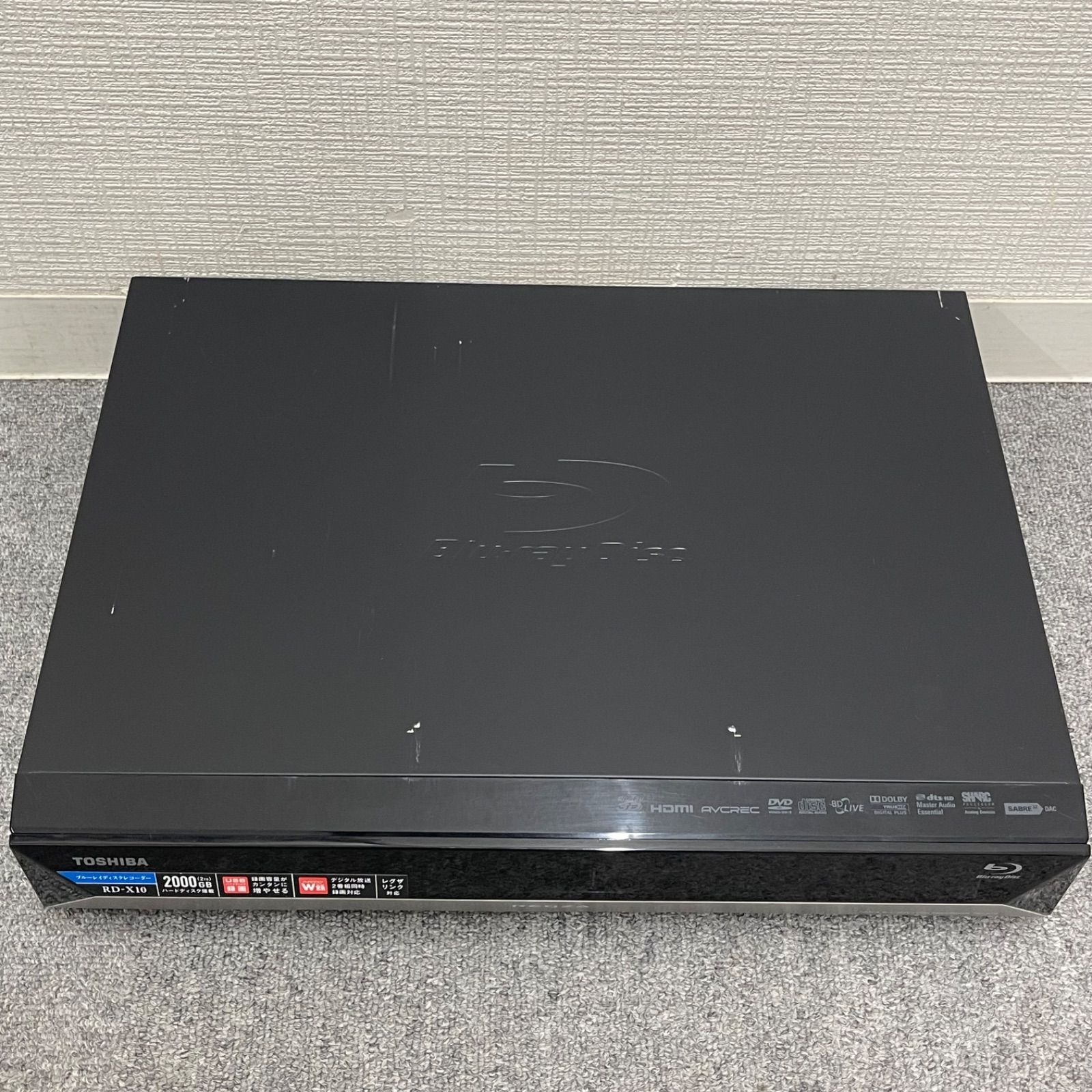 2010年製 RD-X10 TOSHIBA RD-X10コード01-14453BD 中古TOSHIBA 0 RD-X10