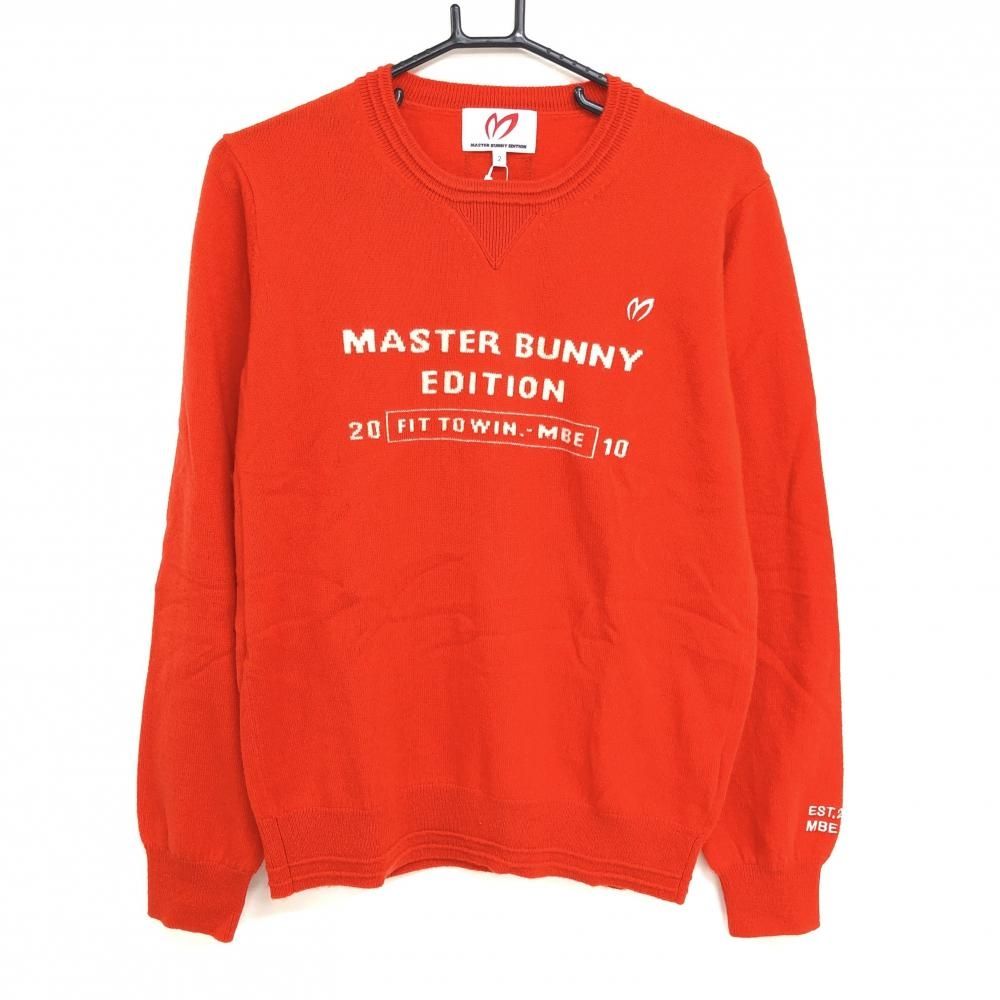 新品】マスターバニー セーター レッド×白 カシミヤ100％ レディース 2(L) ゴルフウェア 2023年モデル MASTER BUNNY  EDITION - メルカリ