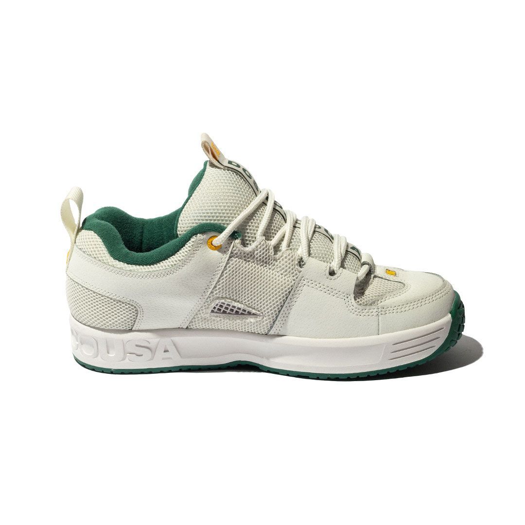 DC SHOES LYNX OG OFF WHITE/YELLOW/GREEN - メルカリ