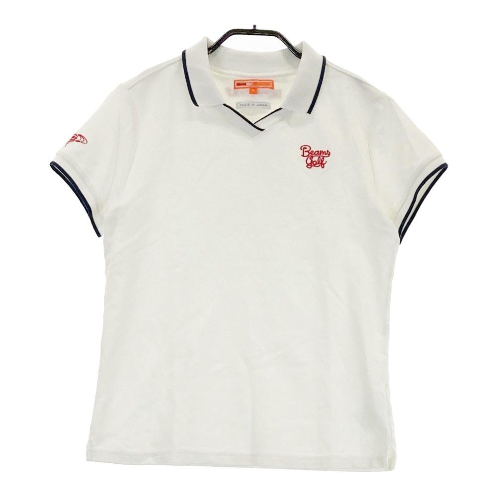 BEAMSGOLF - 【美品】BEAMS ビームスL トレーナー ゴルフウェア ホワイト BEAMS GOLF（ビームス ゴルフ）ORANGE LABEL / USシリーズ エア