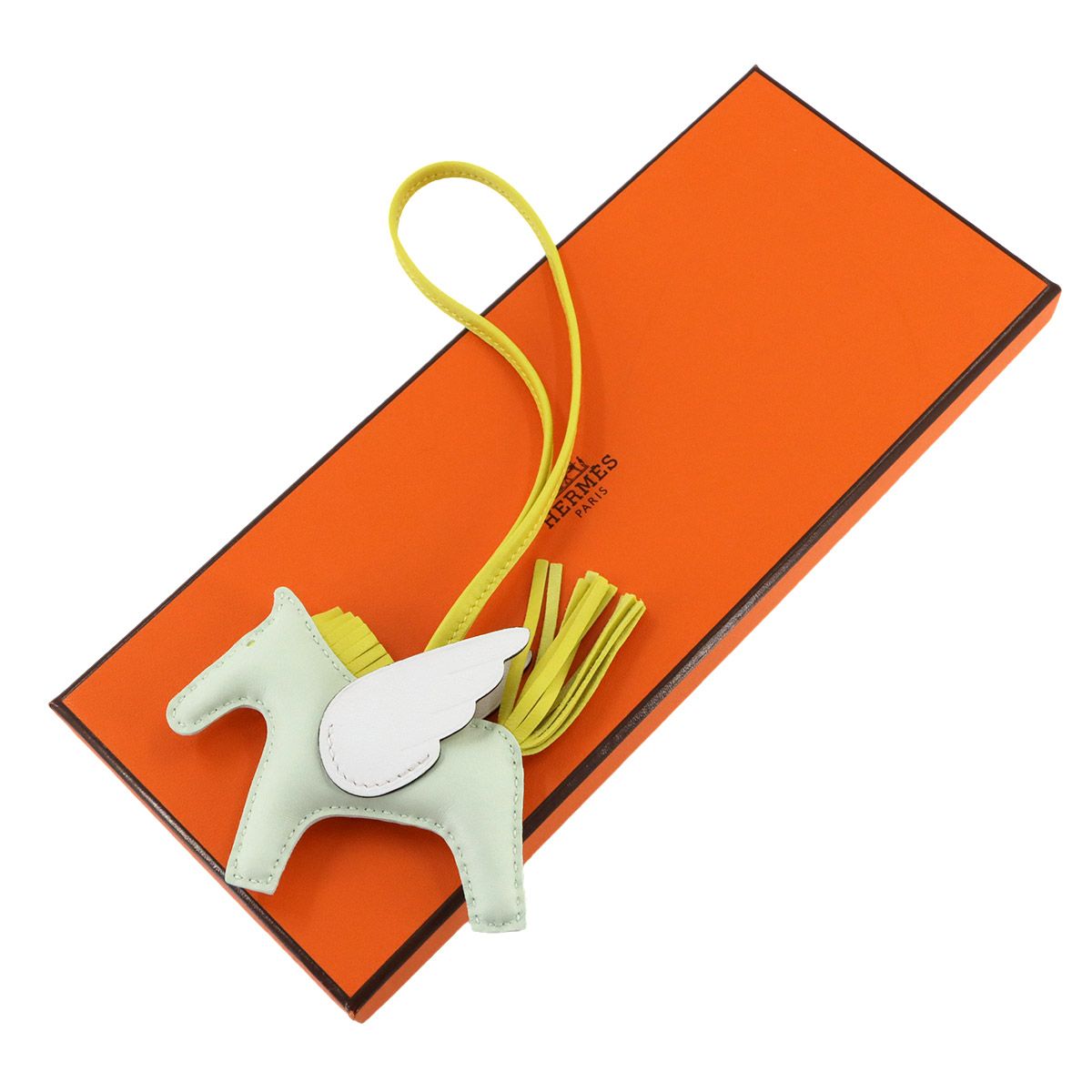 HERMES エルメス バッグチャーム ロデオ ペガサス PM セサミ