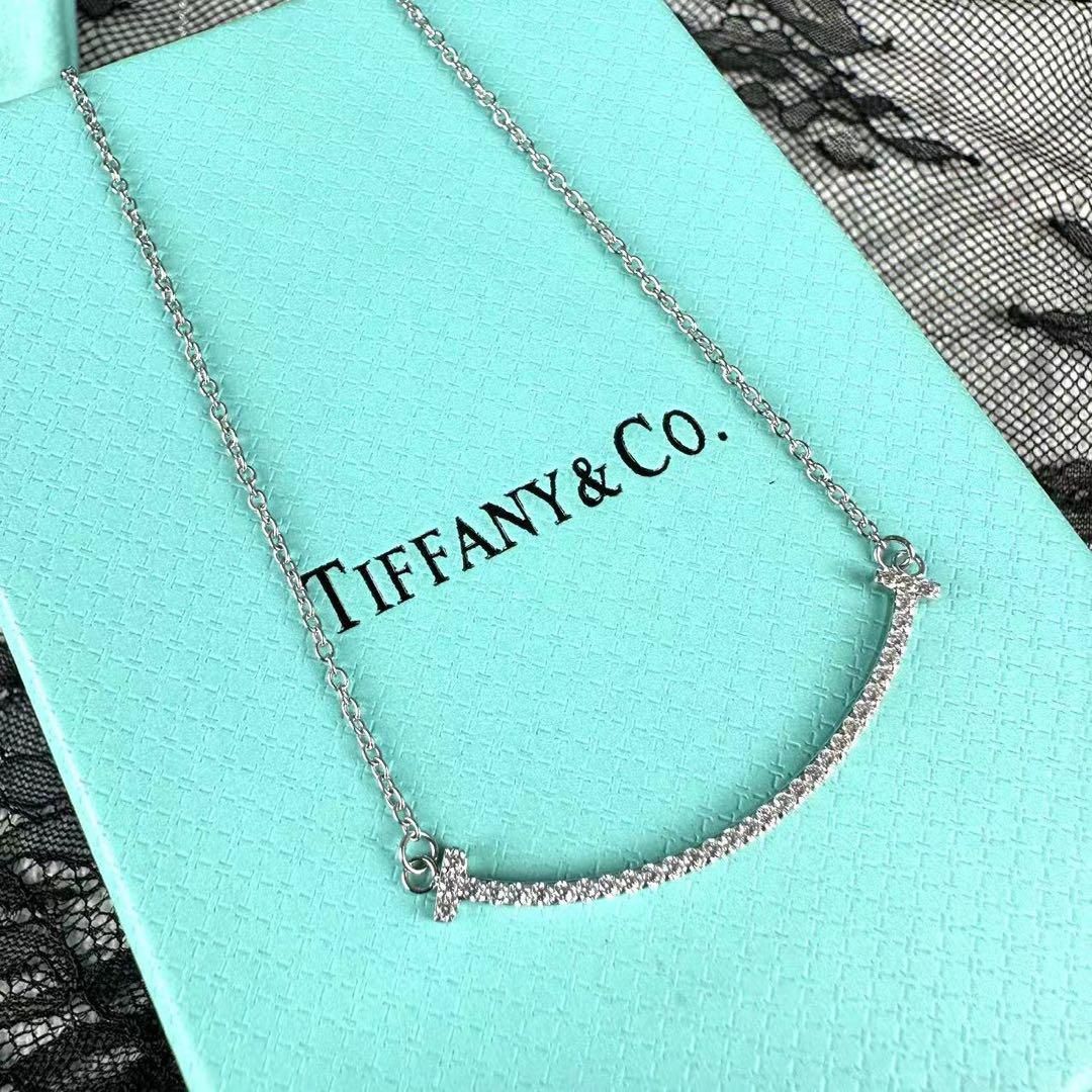 早い者勝ち TIFFANY & Co.ティファニーT スマイル ネックレス シルバー - メルカリ