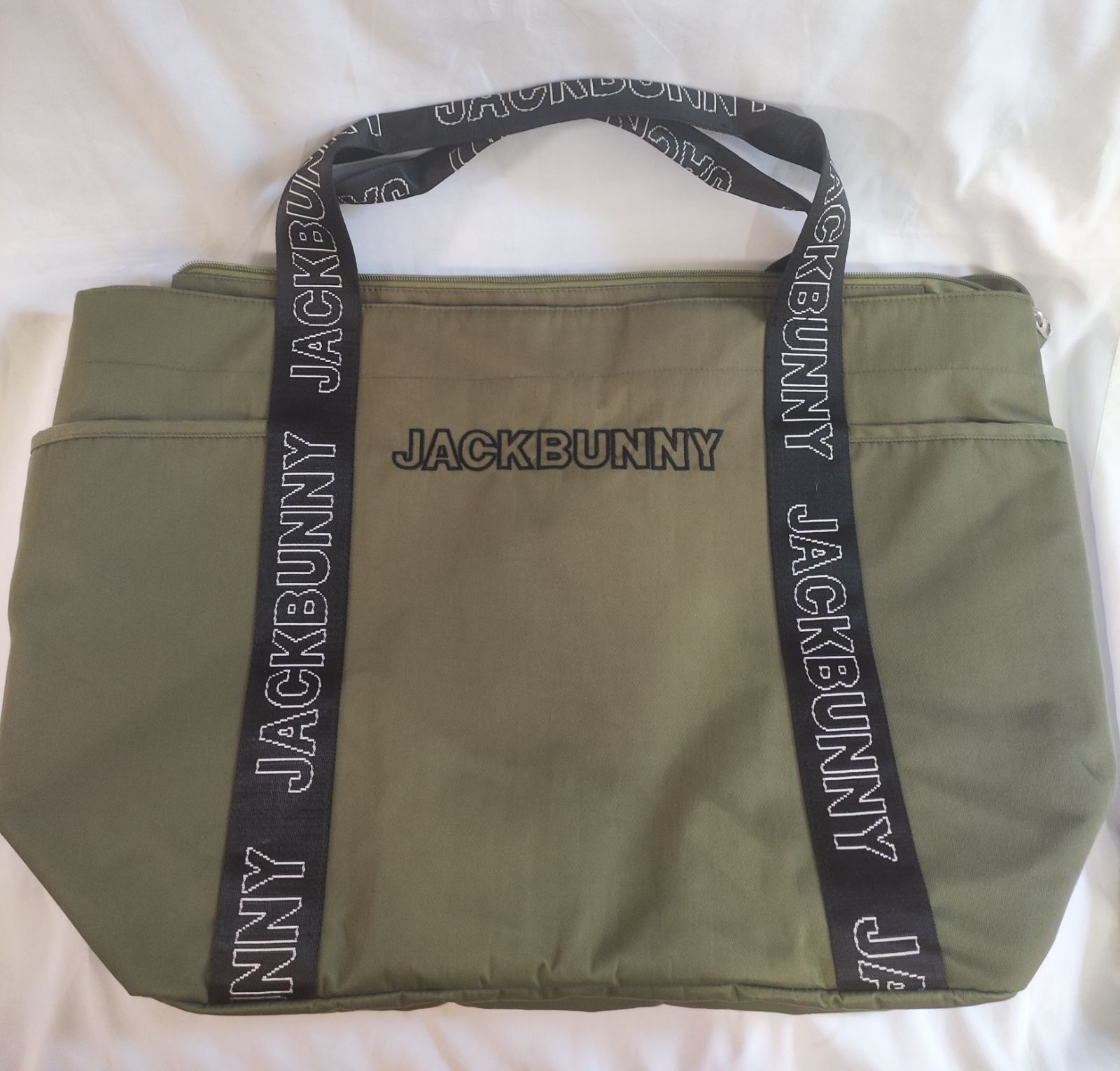 ジャックバニー　カートバッグ　ラウンドバッグ　トートバッグ　ゴルフ　黒　ロゴ ジャック バニー カートバッグ (2625981142) ゴルフ ポーチ Jack Bunny