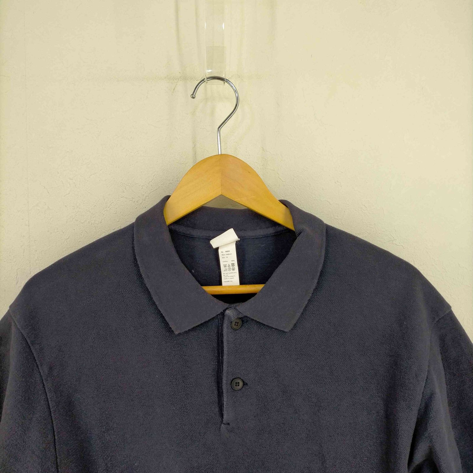 YAECA STOCK ポロシャツ ヤエカストック YAECA STOCK COTTON RIBポロシャツ S/S メンズ