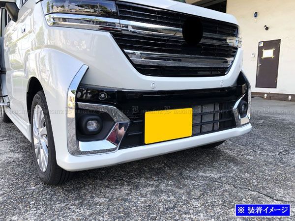 スペーシアカスタム MK54S MK94S メッキフォグベゼル スペーシアカスタム MK54S MK94S メッキフォグベゼルモール - メルカリ