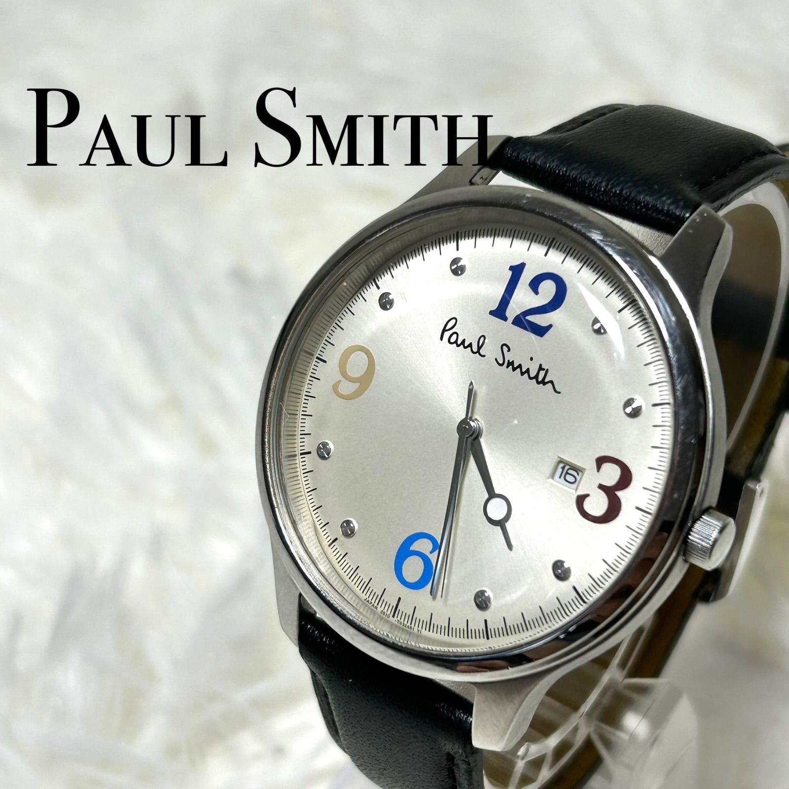 稼働品】Paul Smith THE CITY ポールスミス ザ・シティ メンズ 腕時計 