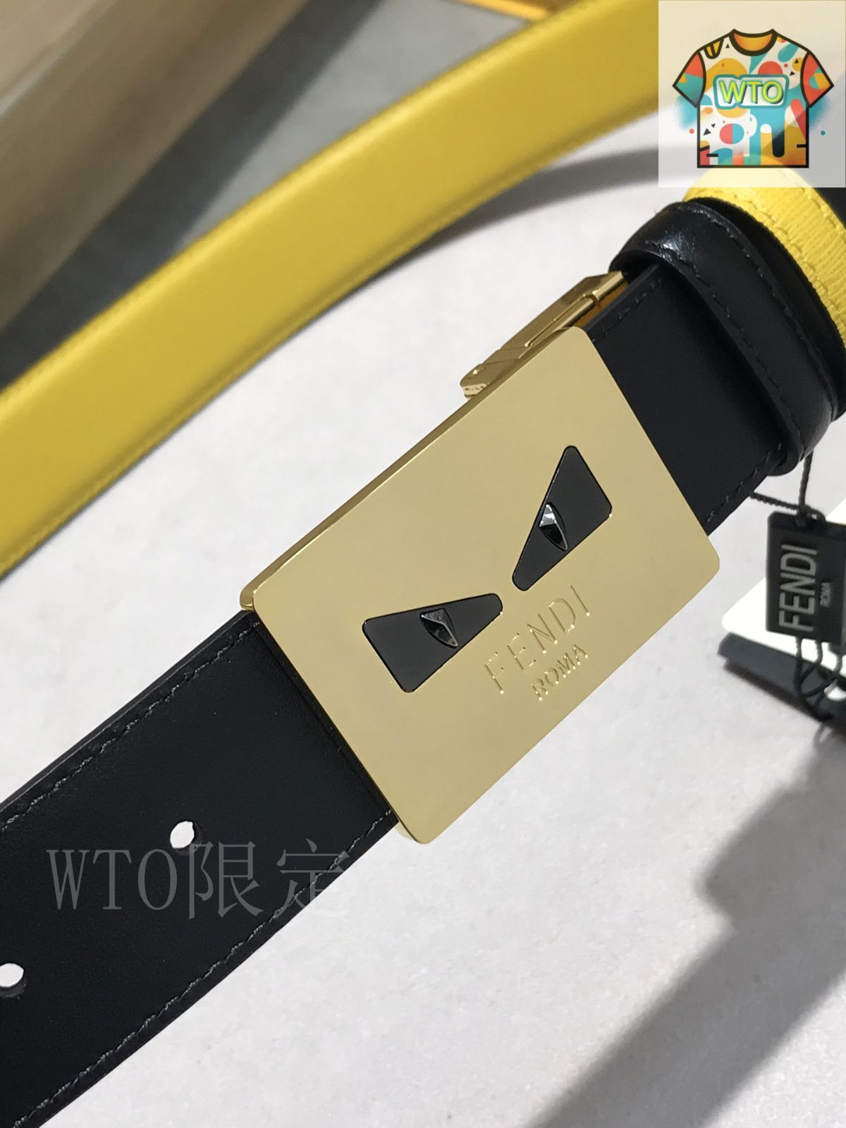 今日 FENDI 35MM デュアルサイド ベルト - 小獣シリーズ