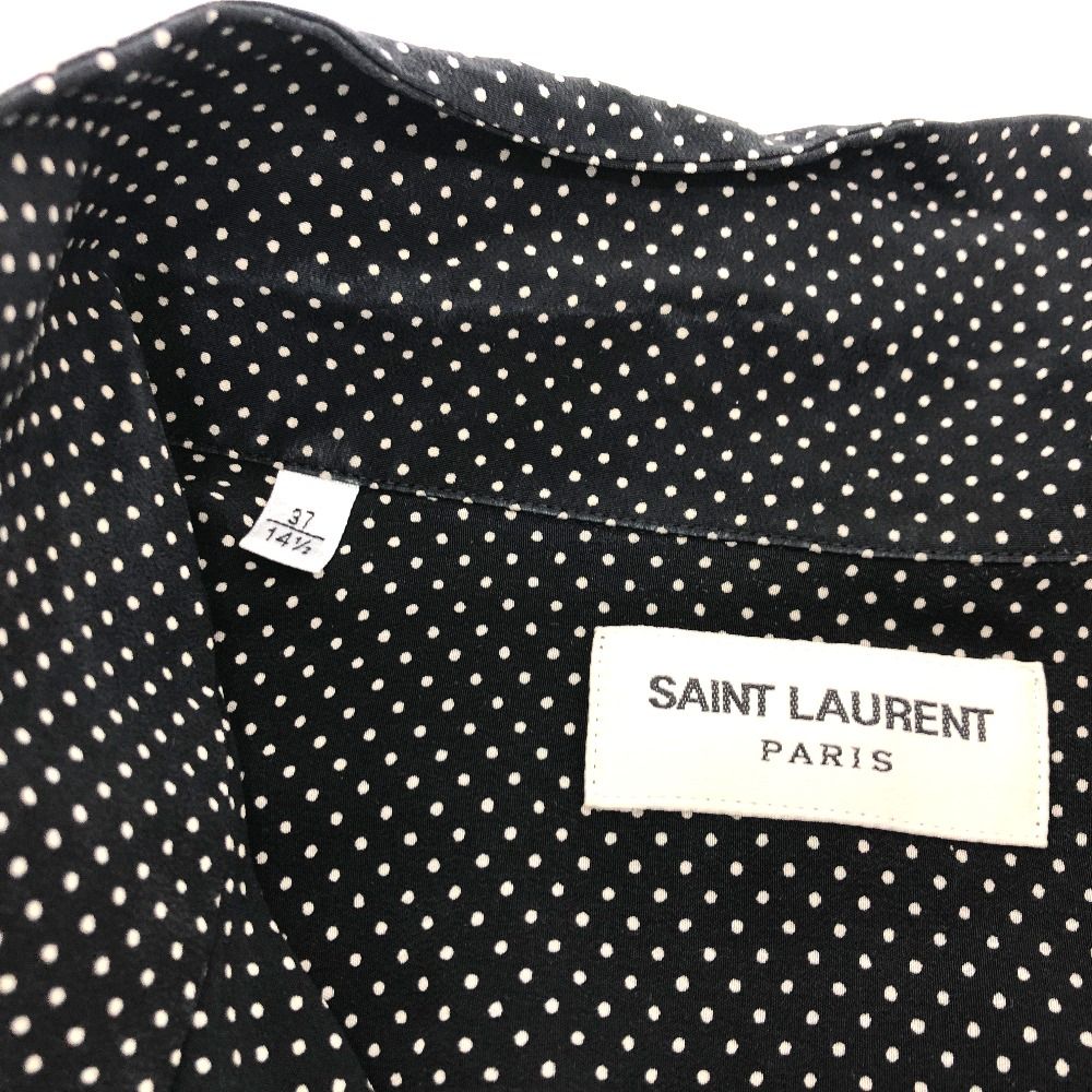 SAINT LAURENT PARIS サンローランパリ 長袖シャツ オープンカラー