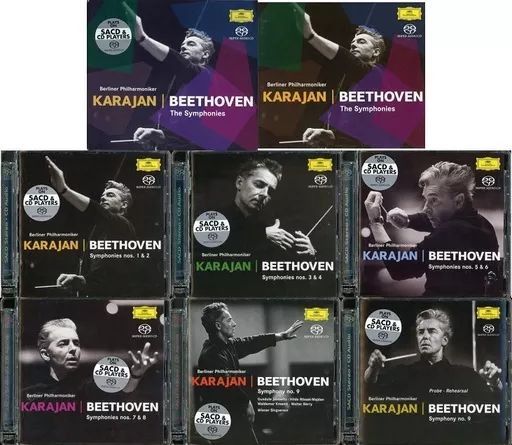 輸入クラシックCD Herbert von Karajan Beethoven The Symphonies Hybrid SACD 輸入盤