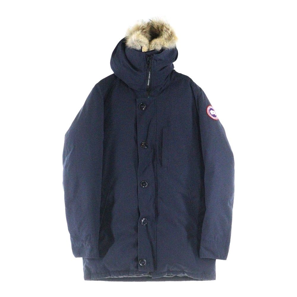 カナダグース   ダウンジャケット 紺 ネイビー ファー CANADA GOOSE (カナダグース) ファーフード フルジップ ダウン