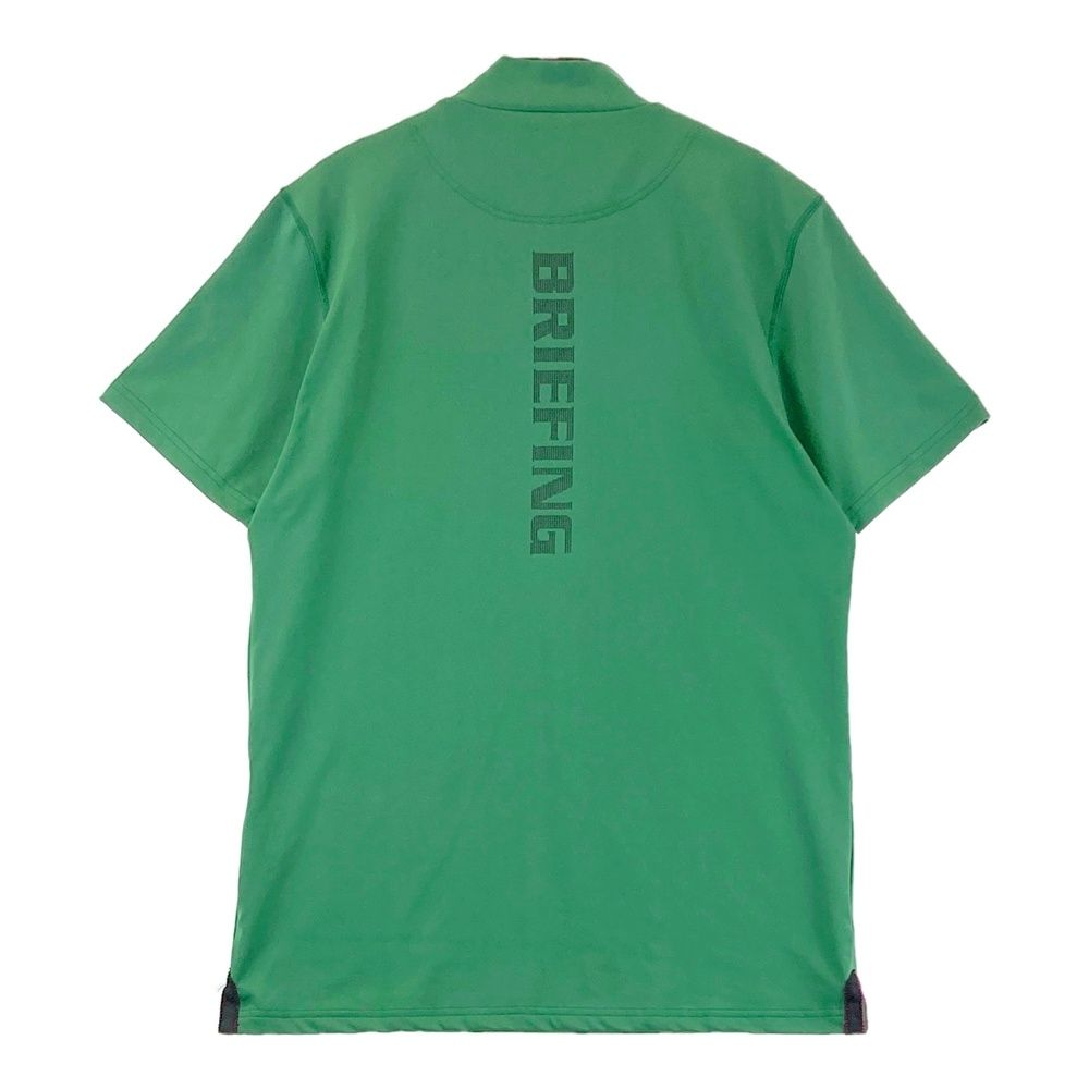 サイズ：M BRIEFING GOLF ブリーフィング ハイネック半袖Tシャツ