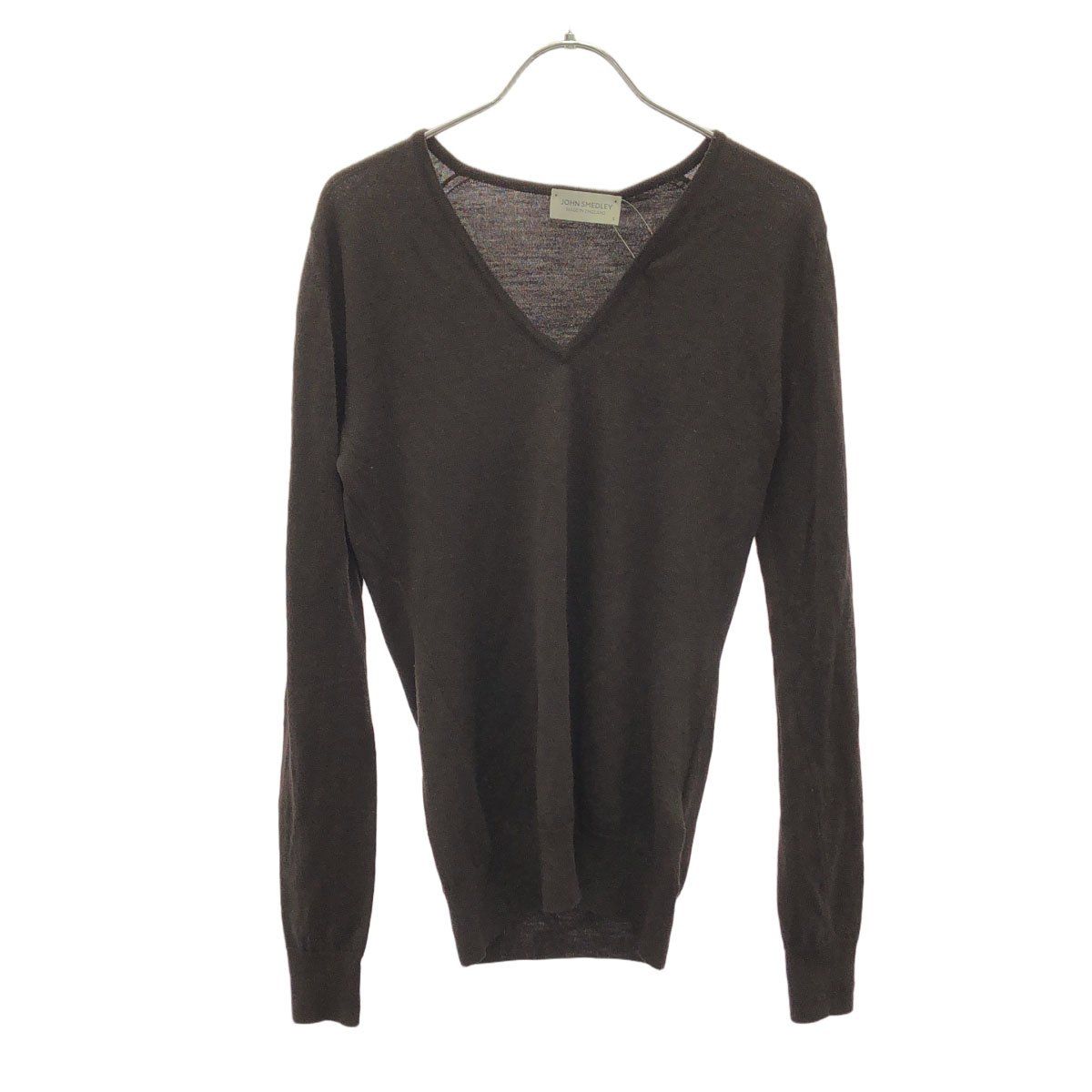 JOHN SMEDLEY ジョンスメドレー ウールハイゲージVネックニット
