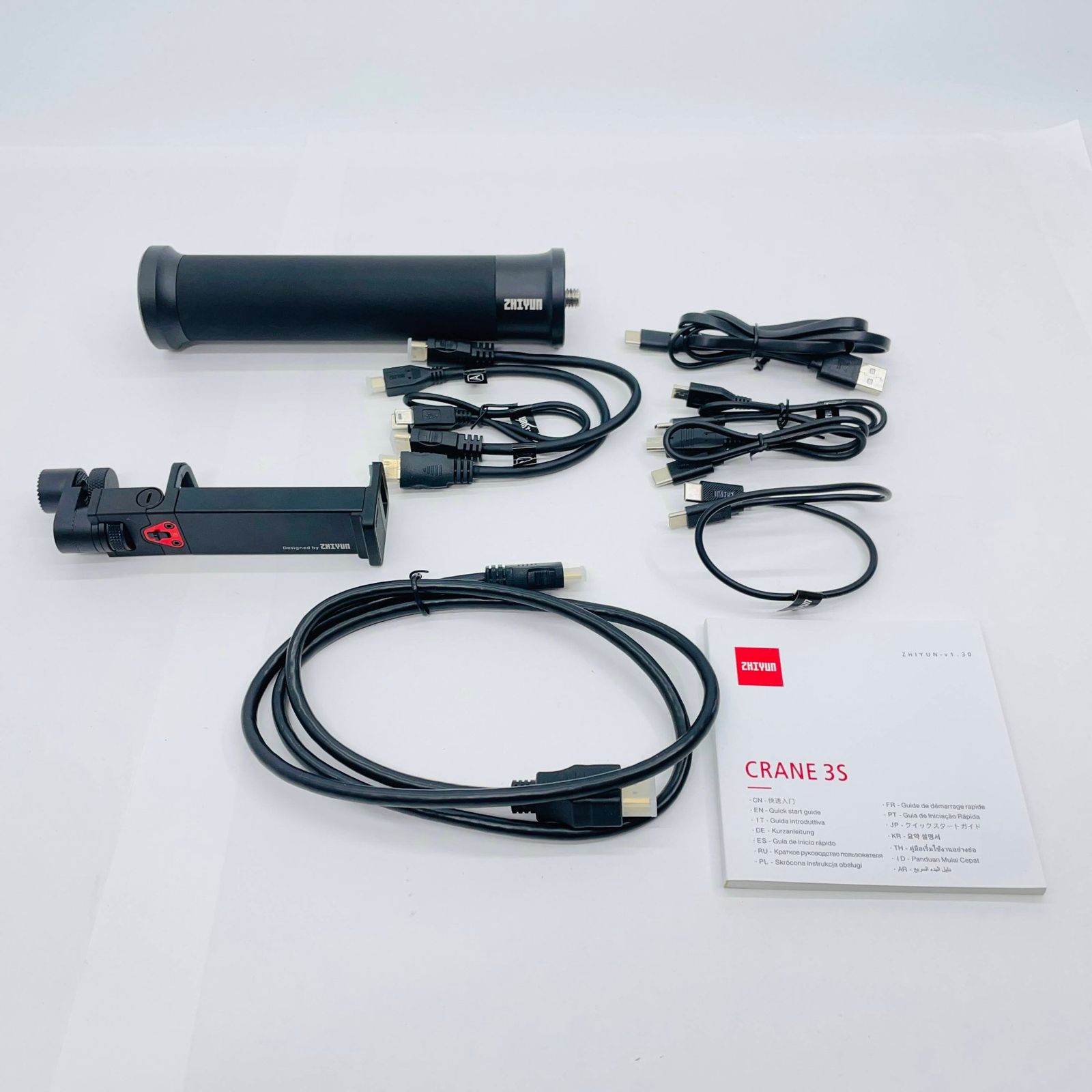 zhiyun CRANE 3S PRO 公式トランスミッター レシーバー フォーカスモーター バッテリーパック付属 C4510-140