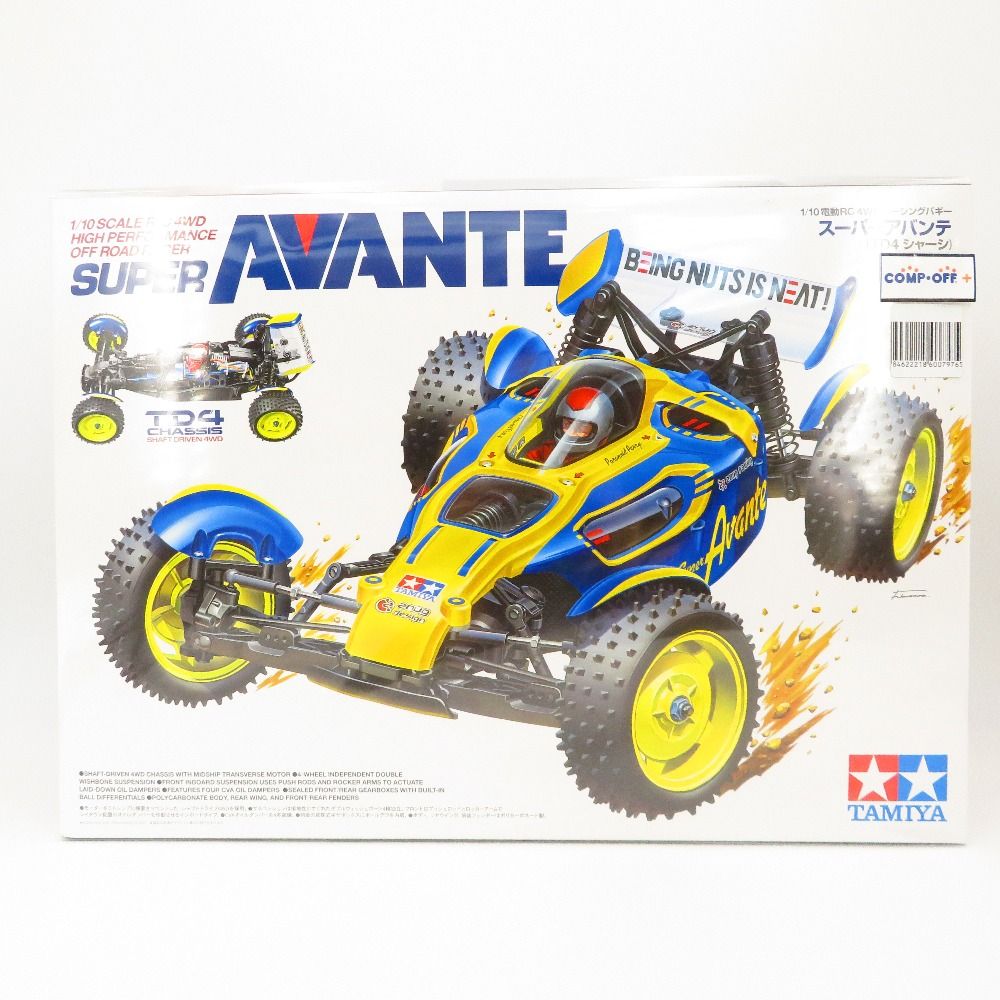 1|10 スーパーアバンテ TD4シャーシ 電動RCカーシリーズ No.696 58696 TAMIYA タミヤ プラモデル